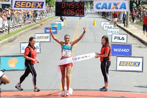 A baiana foi vice-campeã na Volta da Pampulha / Foto: Sergio Shibuya / ZDL